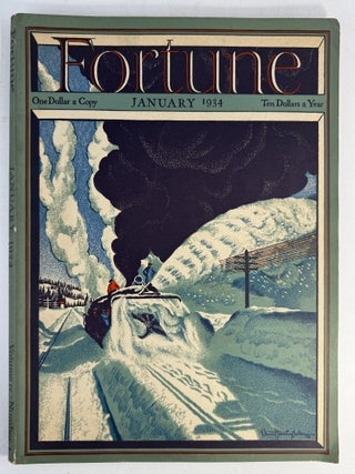 Item #2218 Fortune magazine, January 1934: Vol. IX, No. 1. Fortune Magazine, Henry R. Luce