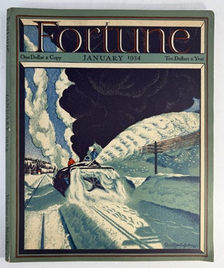 Item #2218 Fortune magazine, January 1934: Vol. IX, No. 1. Fortune Magazine, Henry R. Luce