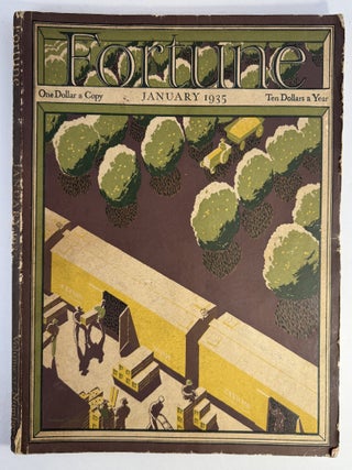 Item #2242 Fortune magazine, January 1935: Vol. XI, No. 1. Fortune Magazine, Henry R. Luce