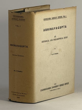 Item #2391 Abhinavagupta: an historical and philosophical study. K. C Pandey