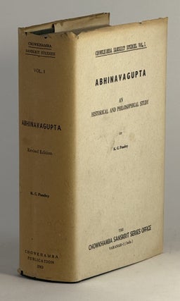 Item #2391 Abhinavagupta: an historical and philosophical study. K. C Pandey