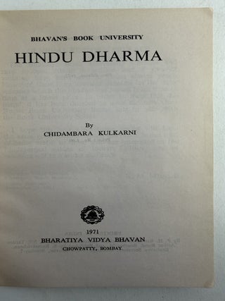 Hindu Dharma