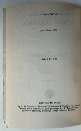 Hindu Dharma