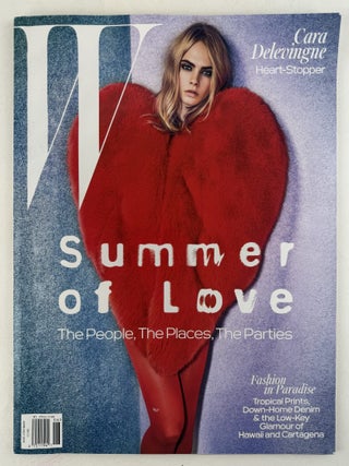 Item #2719 W Magazine: June/July 2016. Stefano Tonchi, Cara Delevingne, Edward Enninful