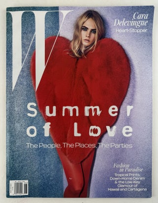 Item #2719 W Magazine: June/July 2016. Stefano Tonchi, Cara Delevingne, Edward Enninful