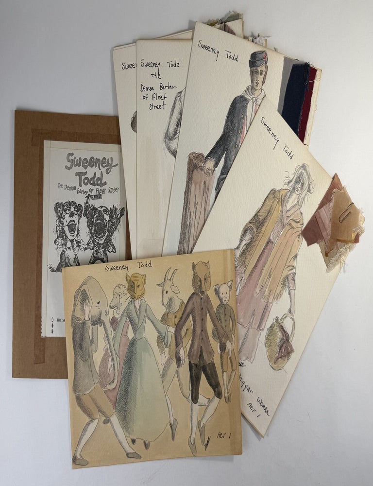 Costume design academic archive with 150+ original drawings: University of Minnesota
