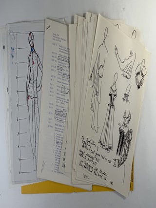 [Costume design academic archive with 150+ original drawings: University of Minnesota]