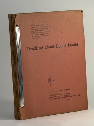 Item #2727 Teaching about peace issues: a peace education study kit issued by the National Peace...