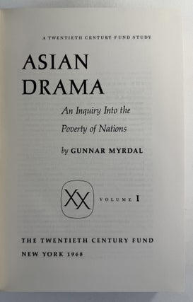 Asian drama: an inquiry into the poverty of nations