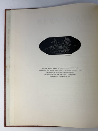 Verve: an artistic and literary quarterly: volume 1, nos. 2-3-4