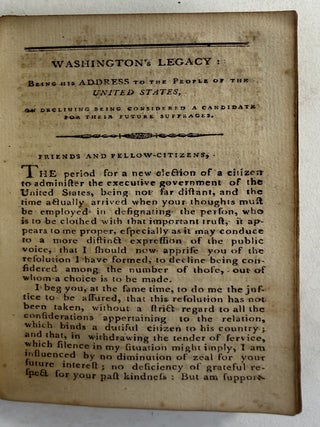Selection of orations and eulogies pronounced in different parts of the United States, in commemoration of the life, virtues, and pre-eminent services of Gen. George Washington, who died, at Mount Vernon, December 14, 1799; in the 68th year of his age, A.