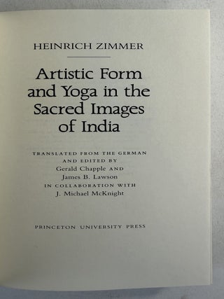 Artistic form and yoga in the sacred images of India