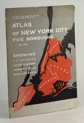 Item #445 Colorprint atlas of New York City Five Boroughs No. 1445. Inc American Map Company