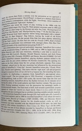 Creating Korean music: tradition, innovation and the discourse of identity