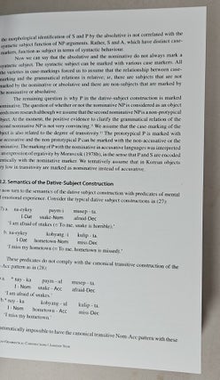 Korean grammatical constructions: their form and meaning