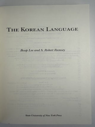 Korean language, The