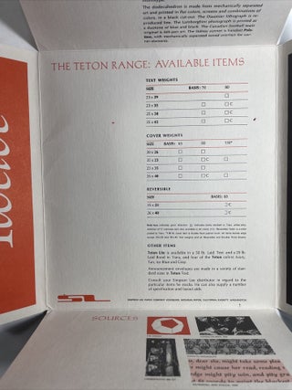 Teton: now twelve, the Simpson Lee Teton range has grown to twelve