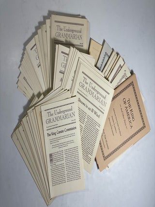 Item #880 Underground Grammarian, The. The Underground Grammarian