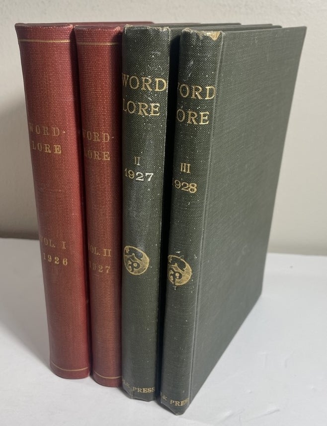 Item #917 Word-Lore: the 'Folk' Magazine. Douglas MacMillan.